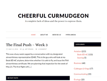Tablet Screenshot of cheerfulcurmudgeon.com